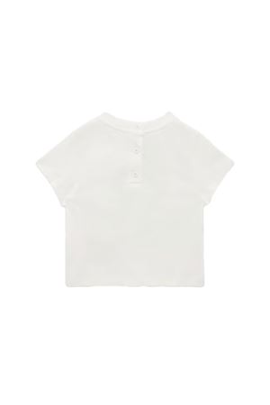 T-shirt baby in jersey bianco FENDI KIDS | BUI0927AJF0TU9